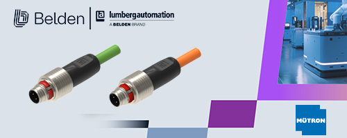 M12-Push-Pull-Steckverbinder von Lumberg Automation