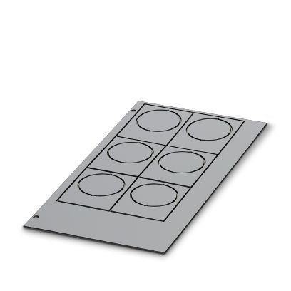 PHOENIX CONTACT 0822343 | Kunststoffschild mit Bohrung