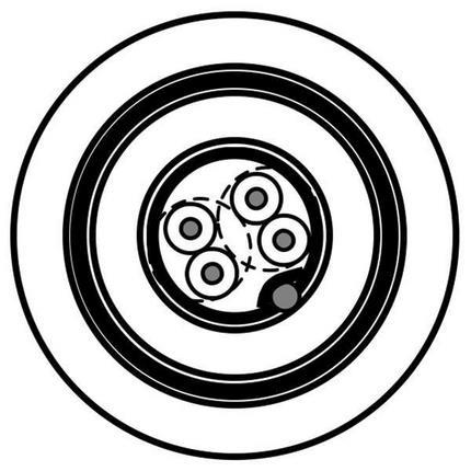 Belden Cable 9502LS.001000 | RS-232, 2 Paare AWG 24 verzinntes Kupfer - Litze, Polyolefin (PO, PE, PP)-Isolierung, Folien- oder Kupferbandabschirmung, LSZH/FRNC-Ummantelung, 300 V