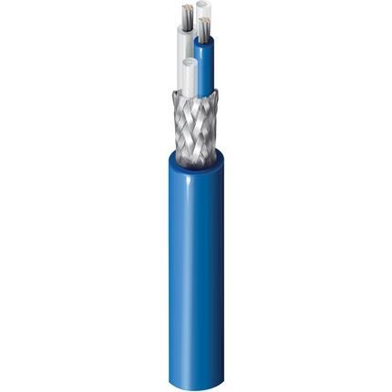 Belden Cable 9272 006U500 | 78 Ohm Twinax, 20 AWG Litze (7x28) .038" verzinnte Kupferleiter, Polyethylen-Isolierung, verzinnter Kupfergeflechtschirm (93 % Abdeckung), PVC-Mantel.