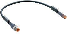 Lumberg Automation 43710 | RST 3-RKM 3-224/1,5 M Verbindungskabel M12 - M8