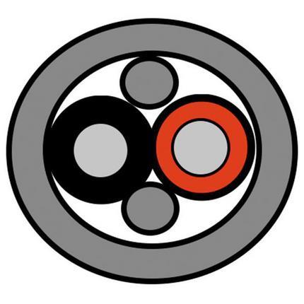 Belden Cable 70045.00100 | Lautsprecherkabel LSZH 2x1,5mm², CPR Dca.