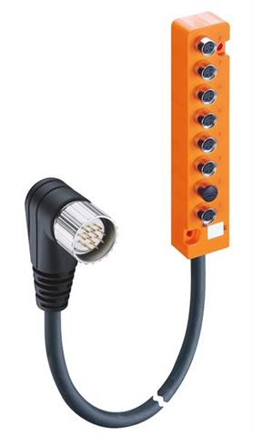 Lumberg Automation 60724 | RSWU 12-SB 8/LED 3-333/5 M Aktor-Sensor-Box, passiv