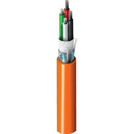 Belden Cable 3125A 0031000 | DeviceBus® für Square D/Seriplex®, 2 Paare 16+22AWG (26x30+7x30) verzinntes Kupfer, PVC+PO-Isolierung, Beldfoil®-Gesamtabschirmung (nur Datenpaar), PVC-Außenmantel, CM