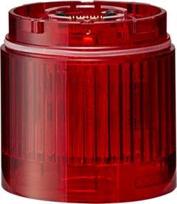 PATLITE LR5-E-R | LED-Modul, rot, farbige Linse, 50 mm Durchmesser. Zur Verwendung mit Signaltürmen der LR4-Serie