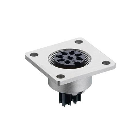 Lumberg 036297 06-1 | Flansch-Einbaukupplung 6pol.