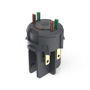 RAFI 1201261039000 | RAFIX FS Schaltelement Universal QC, Gold, Lichtleiter, für LED Clip, 1 Ö + 1 S