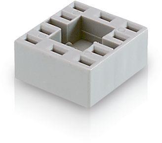 RAFI 5055106470000 | RAFIX 16, Leiterplattenstecksockel, 6 Kontakte (2 Ö, Lampenfassung)