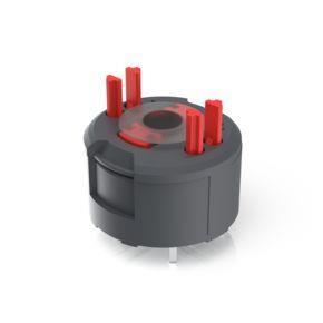 RAFI 1201260049000 | RAFIX FS Schaltelement Universal PCB, Gold, für SMT LED, 2 Ö, mit Lichtleiter