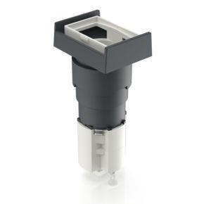 RAFI 1151080510000 | LUMOTAST 75 IP40, Leuchtdrucktaster, Bund rechteckig, Blende flach, tastend, 1 Ö + 1 S