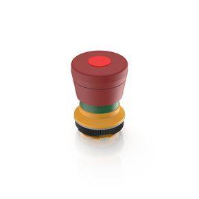 RAFI 1302731012300 | RAFIX 22 FS + , Not-Halt, beleuchtbar, Rückstellung durch Ziehen, Pilzkopf rot, beleuchtbar