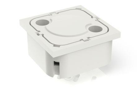 RAFI 1160009910000 | RF 19, Gold, unbeleuchtet, 5,0 ± 1,0 N, Blende weiß, 1 Ö + 1 S