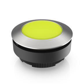 RAFI 1745100112400 | RAFIX 30 FS + , Leuchtvorsatz, Bund rund, Blende gelb