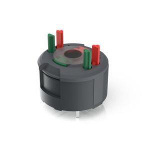 RAFI 1201262039000 | RAFIX FS Schaltelement Universal PCB, Silber, für SMT LED, 1 Ö + 1 S, mit Lichtleiter