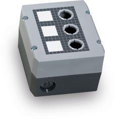 RAFI 1208102020000 | RAFIX Isolierstoffgehäuse 22mm, 1 Einbaustellen, gelb