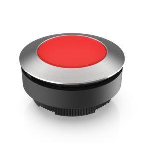 RAFI 1745100112300 | RAFIX 30 FS + , Leuchtvorsatz, Bund rund, Blende rot