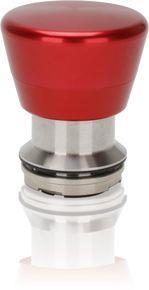 RAFI 1302836110300 | RAFIX 22 FSR, Not-Halt, Bund rund, Pilz Metall, Rückstellung durch Ziehen, Pilzkopf rot