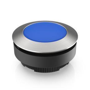 RAFI 1745100112600 | RAFIX 30 FS + , Leuchtvorsatz, Bund rund, Blende blau