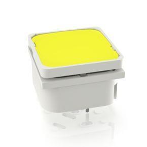 RAFI 3140026630000 | RF 19 H, Silber, Vollausleuchtung, 2,9 ± 0,6 N, Leuchtmittel gelb, Blende gelb, 1 S