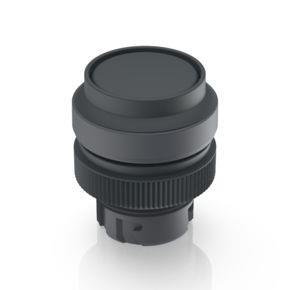 RAFI 1302405010101 | RAFIX 22 QR, Drucktaster, Frontring vorstehend, Bund rund, tastend, Frontring schwarz, Blende schwarz