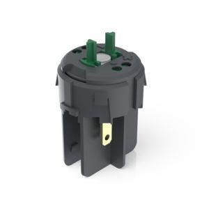 RAFI 1201265029000 | RAFIX FS Schaltelement Not-Halt QC, Gold, Lichtleiter, für LED Clip, 1 S