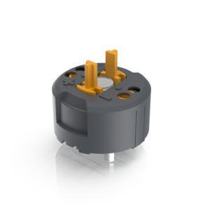 RAFI 1201264039000 | RAFIX FS Schaltelement Not-Halt PCB, Gold, für SMT LED, 1 Ö + 1 S, mit Lichtleiter