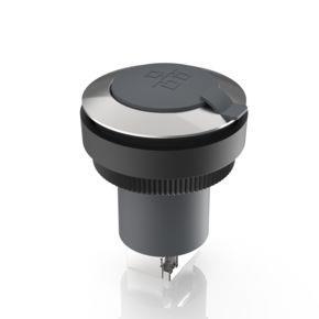 RAFI 1110992010070 | RAMO 30 F, RJ45, Bund rund, Frontring Edelstahl, RJ 45 CAT 5