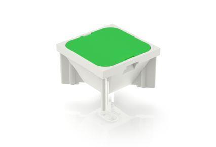 RAFI 3142000520000 | RF 15, Leuchtfeld, Vollausleuchtung, Leuchtmittel grün, Blende grün