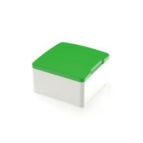 RAFI 5055120052500 | MICON 5, Stößel quadratisch 14,5 mm, mit mechanischem Anschlag, grün, GH 9,55 mm