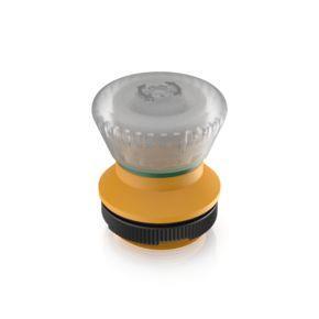 RAFI 1302733122200 | RAFIX 22 FS + , Not-Halt kompakt, aktiv/inaktiv, Rückstellung durch Drehen, Pilzkopf farblos, beleuchtbar