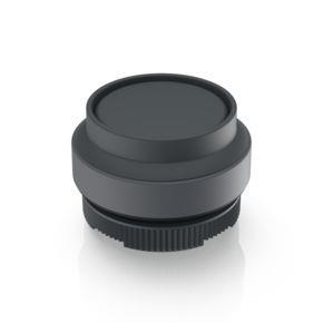 RAFI 1302704010101 | RAFIX 22 FS + , Drucktaster, Frontring vorstehend, Bund rund, tastend, Frontring schwarz, Blende schwarz