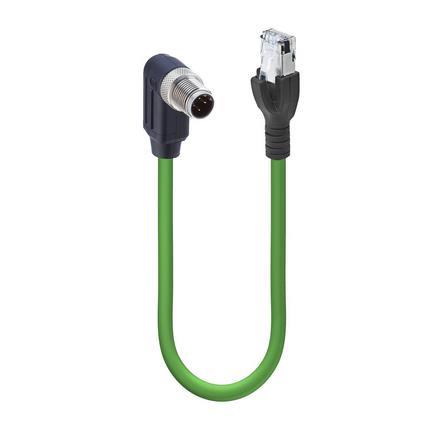 Lumberg Automation 11964 | 0985 342 134 Overmolded/9 M M12- auf RJ45-Verbindungskabel