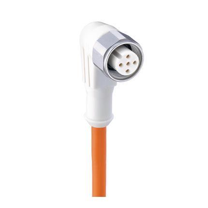 Lumberg Automation 934734013 | WRKWT 5-522/2 M M12-Winkelkupplung 5pol. 2m Kabel