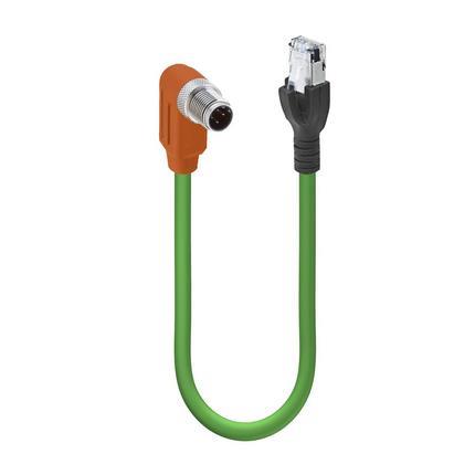 Lumberg Automation 22693 | RSWTS 4D-RJ45-342/1 M M12- auf RJ45-Verbindungskabel