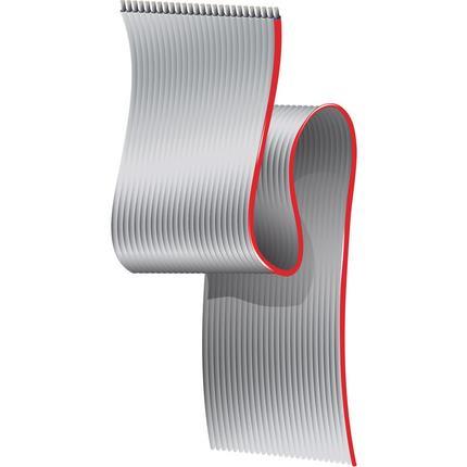 Belden Cable 9L28020 008H100 | Flaches graues Flachbandkabel .050" Rastermaß, Serie 9L280XX, 20 Leiter, 28 AWG (7x36) verzinntes Kupfer, PVC-Isolierung