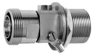 Telegärtner 100024580 | 7-16 Überspannungsableiter 90 V, 2.5 GHz, IP67, f-f mit Gasentladungsleiter, Einbautype