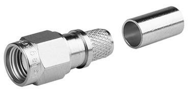 Telegärtner 100024659 | R-SMA-Kabelstecker G30 (1.5/3.8), G54 (1.5/3.8 FLEX) löt/crimp