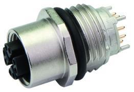 Telegärtner 100007429 | STX M12x1 EBB X-kod. Cat.6A(IEC), BS8X180-1-4THR127FM000