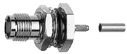 Telegärtner 100023794 | TNC-Kabeleinbaubuchse Crimp G3 (RG-178B/U) crimp/crimp