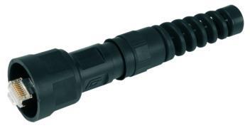 Telegärtner 100007460 | STX V1 RJ45-Steckerset AWG24-27 Cat.6A(IEC) Kunststoff m. Knickschutz