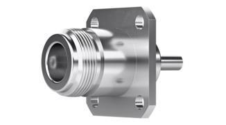 Telegärtner 100024047 | N-Kabeleinbaubuchse mit Flansch crimp/crimp 50 Ohm