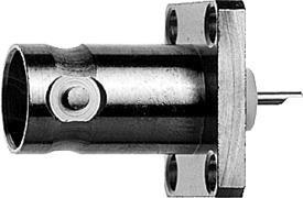 Telegärtner 100023397 | BNC-Einbaubuchse mit Flansch