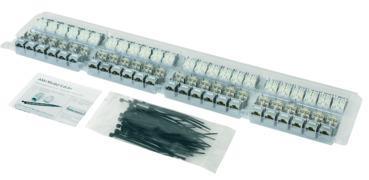 Telegärtner 100023215 | AMJ-Modul K Cat.6A(IEC), T568B, Blisterverpackung (24 Stk.)