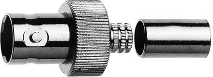 Telegärtner 100023378 | BNC-Kabelbuchse Crimp G30 (1.5/3.8), G54 (1.5/3.8 FLEX) crimp/crimp