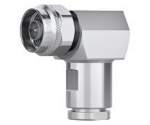 Telegärtner 100023948 | N-Kabelwinkelstecker steck/klemm, Low Loss 400 Kabel, Feldmontage-Type