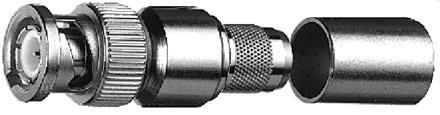 Telegärtner 100023467 | BNC-Kabelstecker crimp/crimp Professional 75 OHM