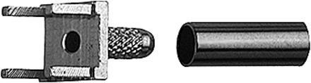 Telegärtner 100021304 | Kabelanschluss für gedruckte Schaltungen G7 (RG-316/U) löt/crimp