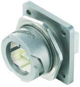 Telegärtner 100007623 | STX V1 Flanschset SC-RJ/2SC-Kupplung MM Metall