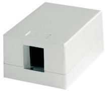 Telegärtner 100021366 | Modul-Aufnahme 46x64, 1-fach AP compact unbestückt