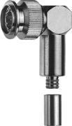Telegärtner 100023700 | TNC-Kabelwinkelstecker crimp/crimp 50 OHM